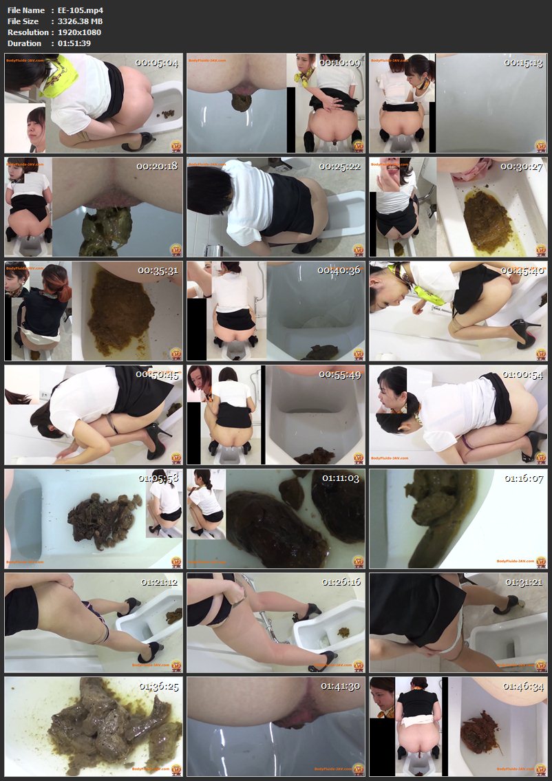 [EE-105] 盗視5カメトイレ 美容部員うんこ Voyeur エボ・ビジュアル Defecation ジェイド 2016/06/10