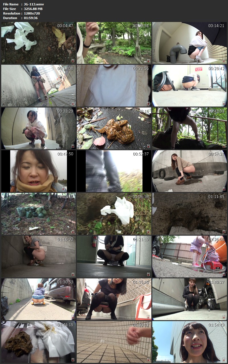 [JG-113] 素人投稿　自画撮りシリーズ052　野外排泄ＦＩＬＥ　FILE8　Defecation 自画撮りシリーズ 自我 ジェイド