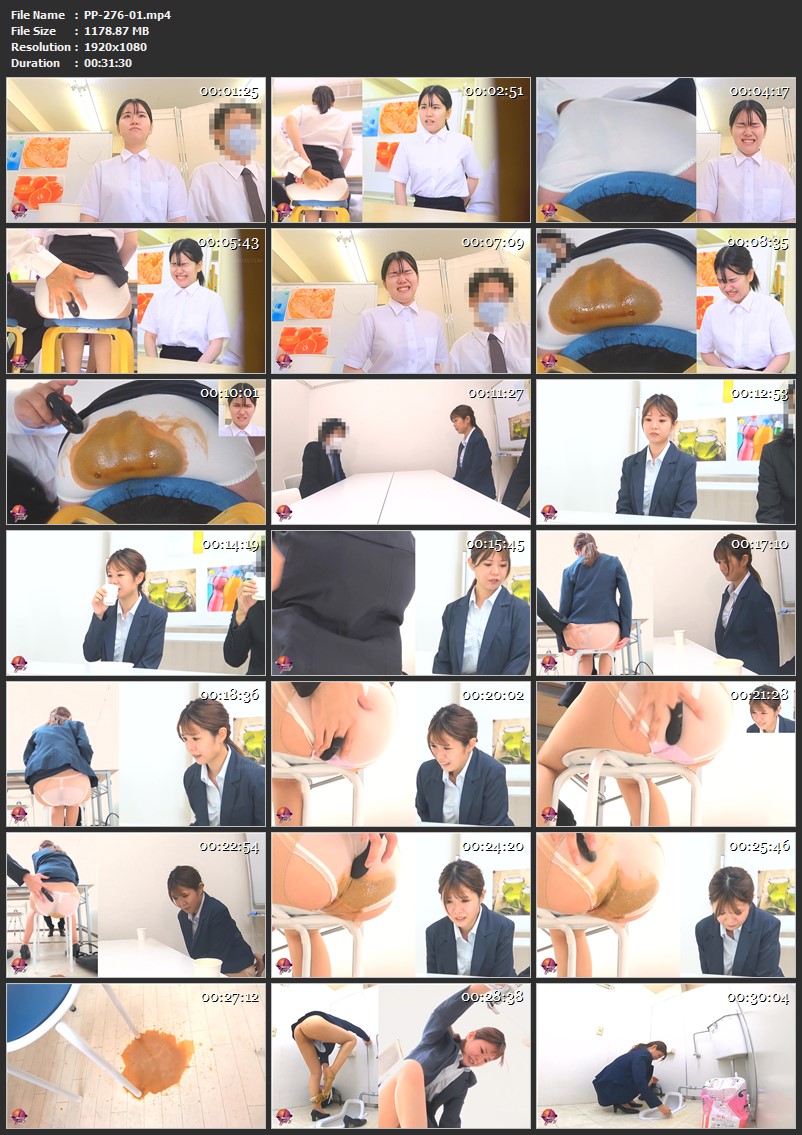 [PP-276] 下剤混入面接 フィンガーローター痴姦 ファイ Toilet 2022/11/11 Japanese scat