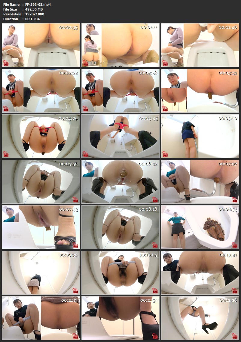 [FF-593] うんこ眺望10 見上げればうんこ フィルス Spy Cam 2023/01/13 Japanese scat