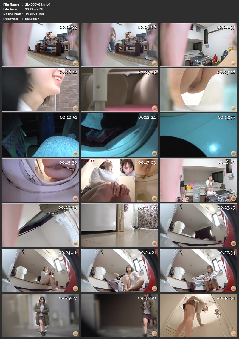 [SL-565] 美女尾行⇔侵入大便 シャリラ Spy Cam 2023/02/10 Japanese scat